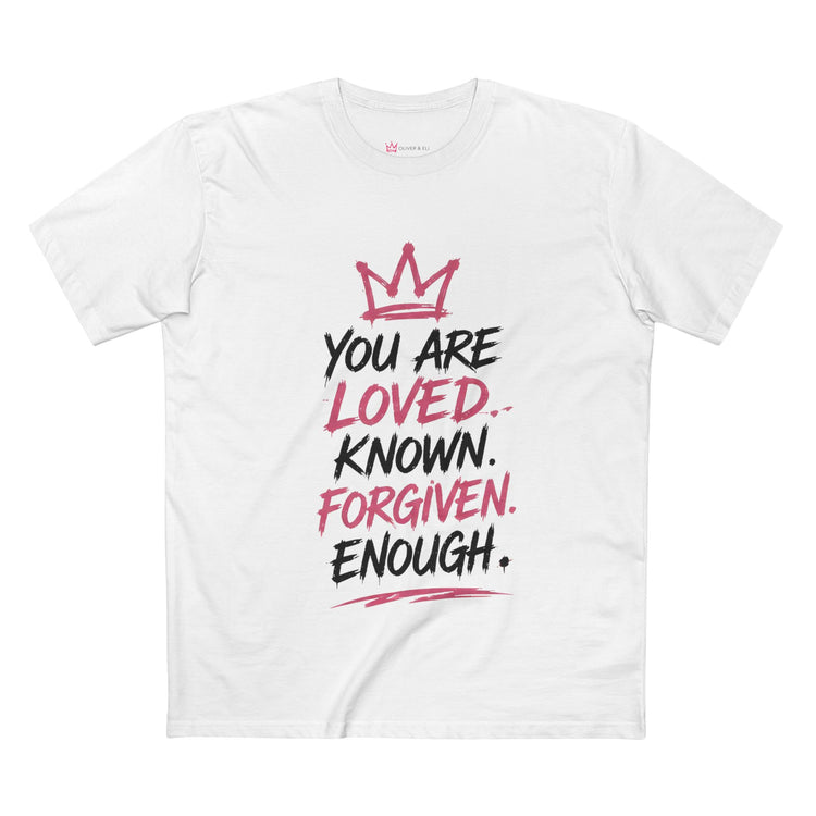 Christian faith graphic t-shirt with bold print
