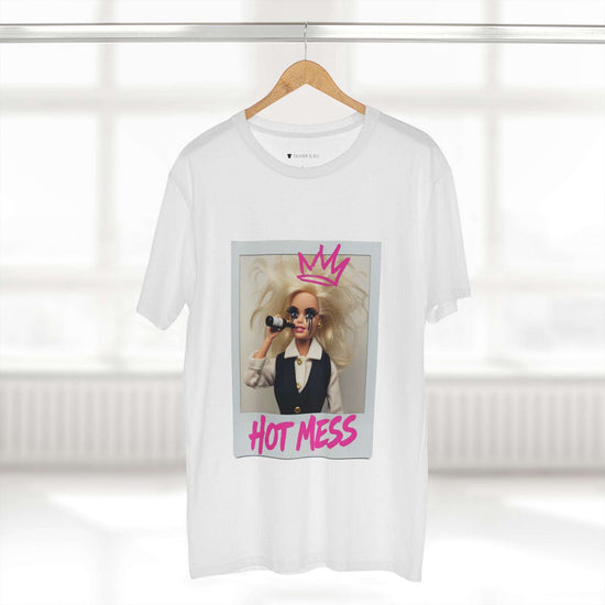 Hot Mess Tee - Fierce Bold Pop Art Attitude Doll T-shirt by Oliver & Eli