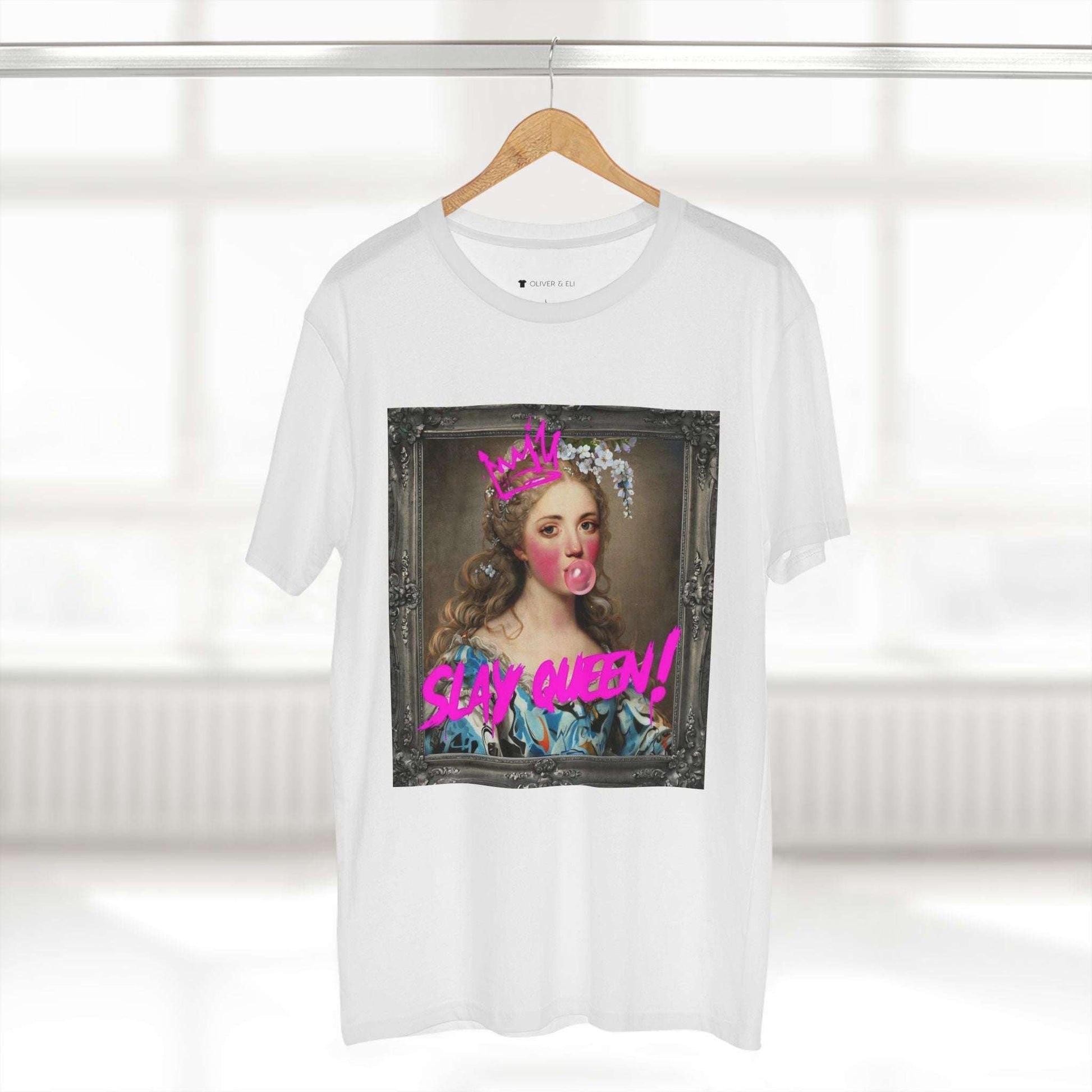 Slay Queen! Tee -  Empowering Vintage Bold Street Art T-Shirt by Oliver & Eli