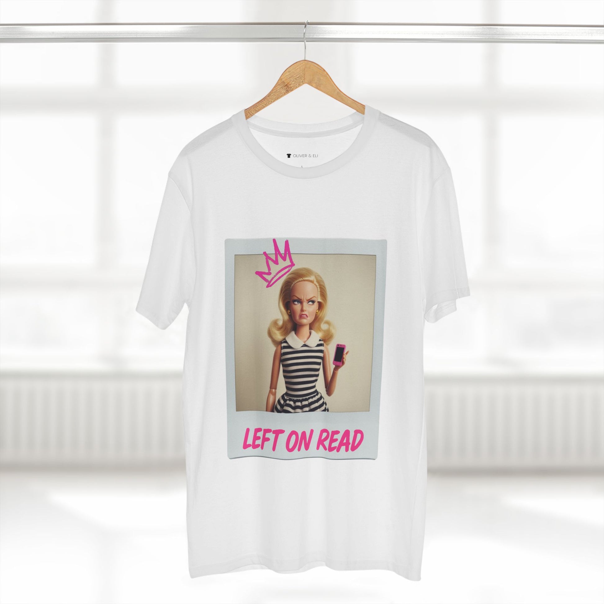 Left on Read Tee - Fierce Bold Pop Art Attitude Doll T-shirt by Oliver & Eli