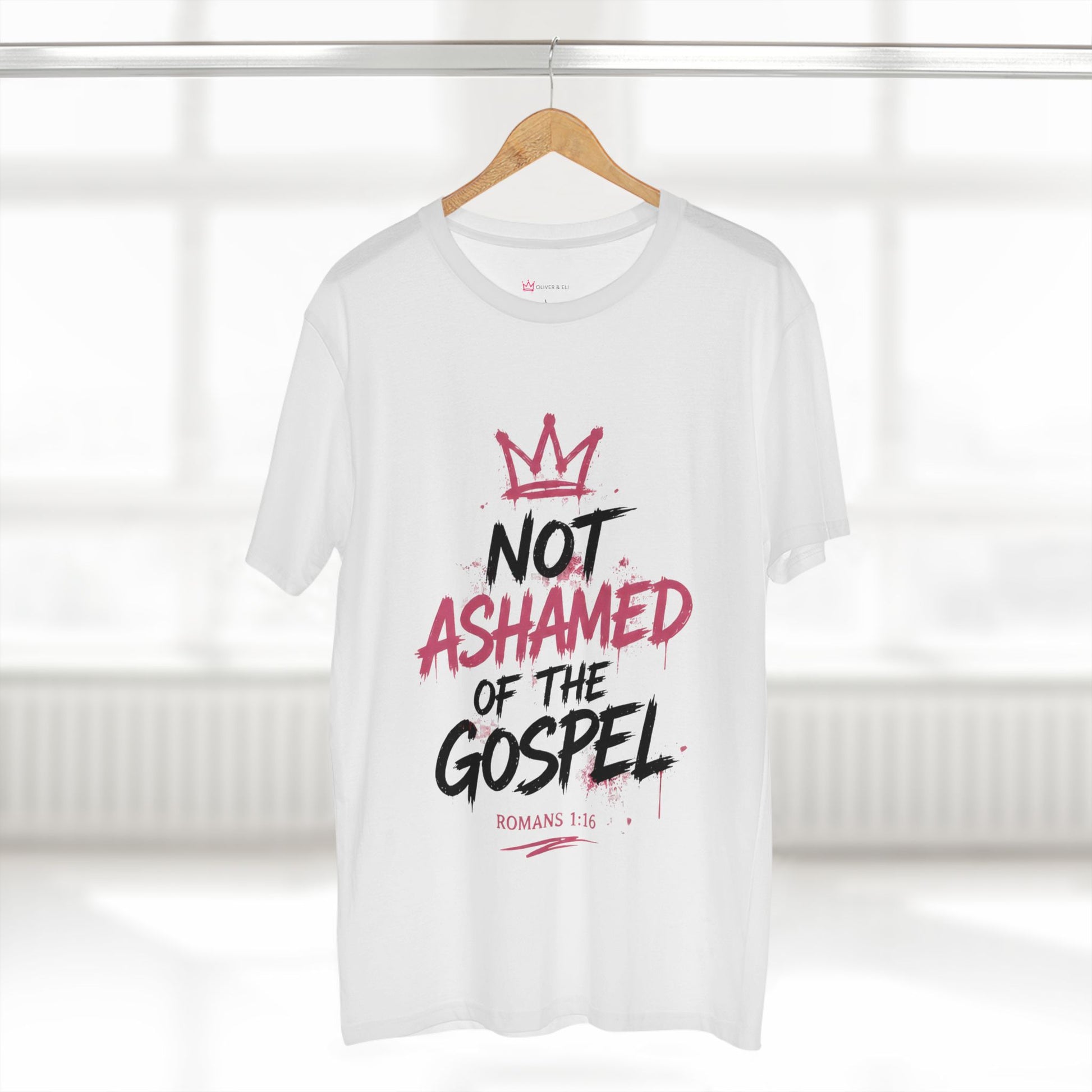 Christian faith graphic t-shirt with bold print