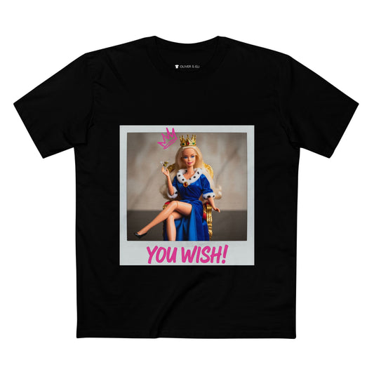 You Wish Tee | Fierce Bold Pop Art Attitude Doll T-shirt by Oliver & Eli