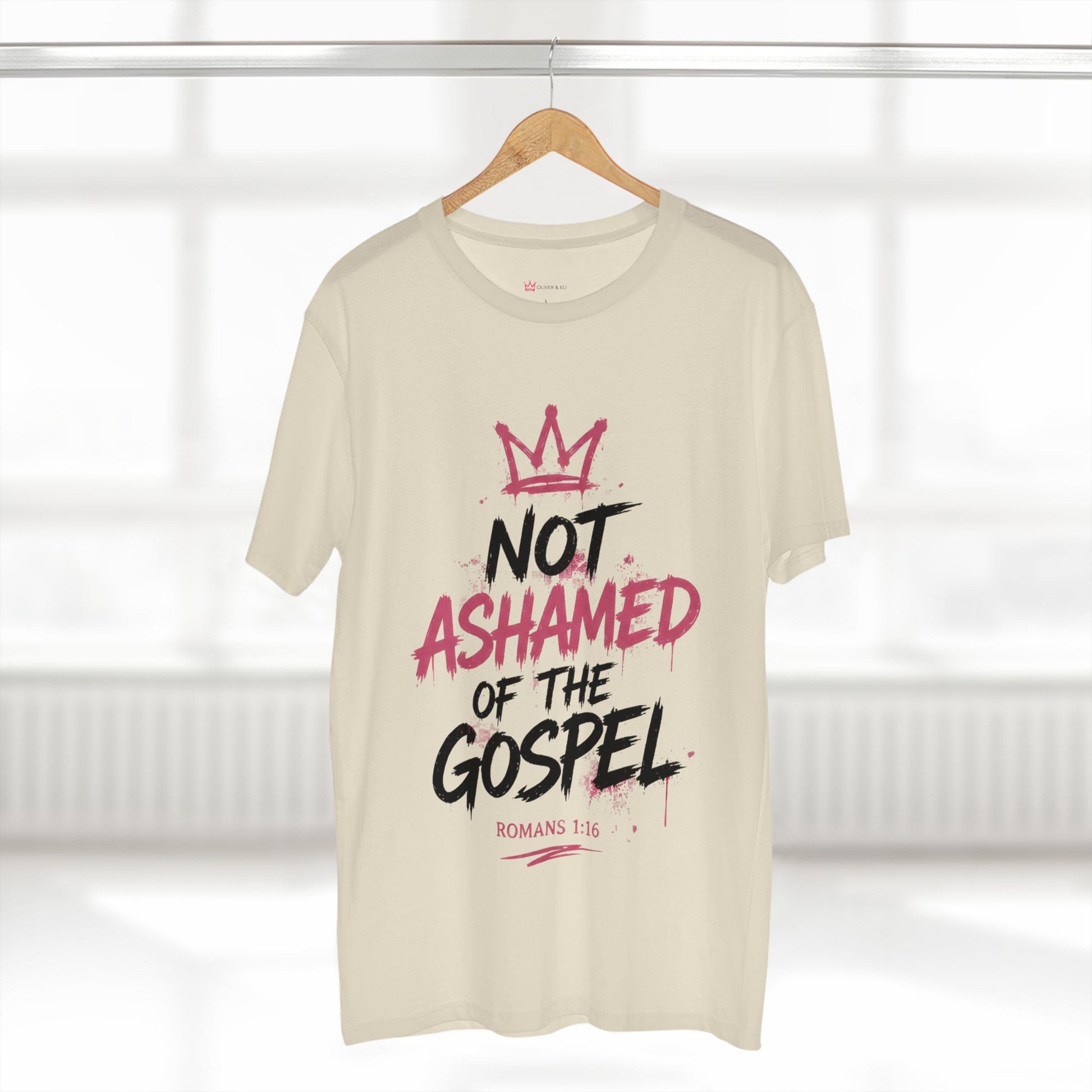 Christian faith graphic t-shirt with bold print
