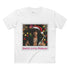 Oliver & Eli’s Sleigh Season collection — premium cotton Christmas t-shirt with graffiti print and festive design.
