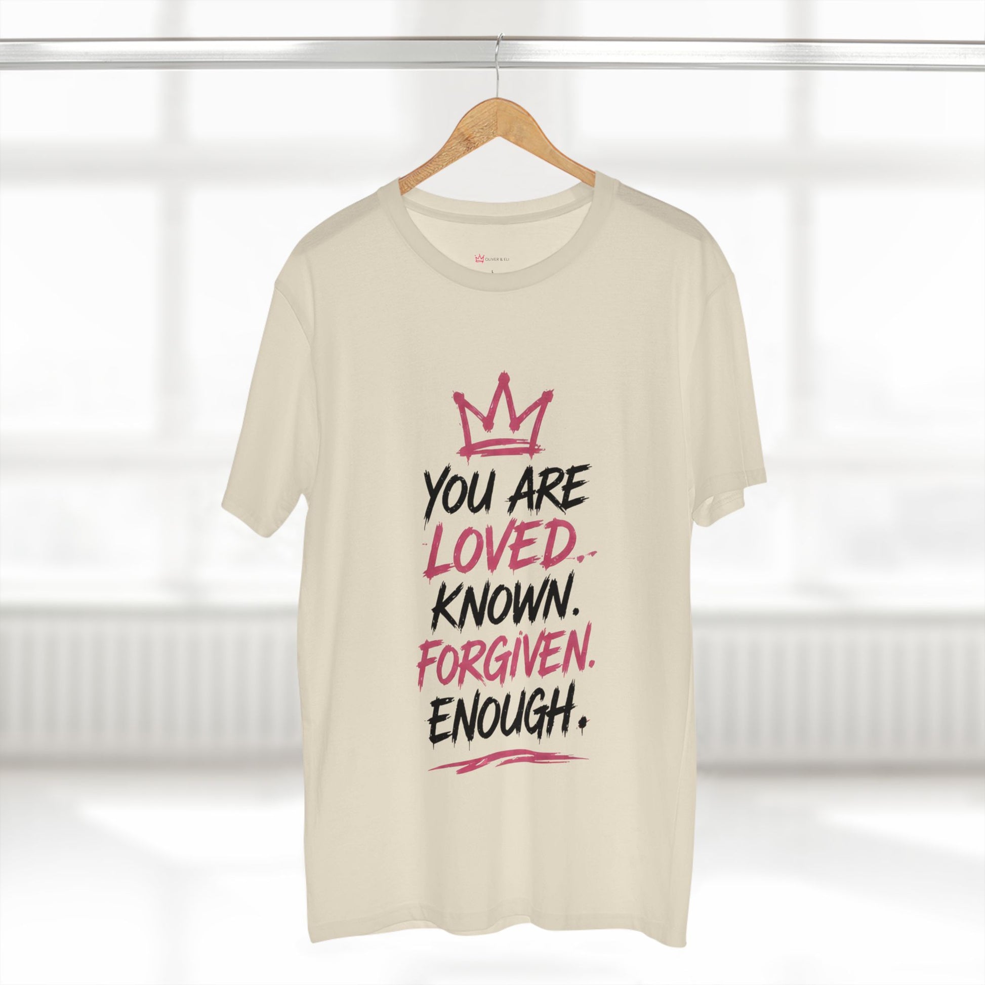 Christian faith graphic t-shirt with bold print