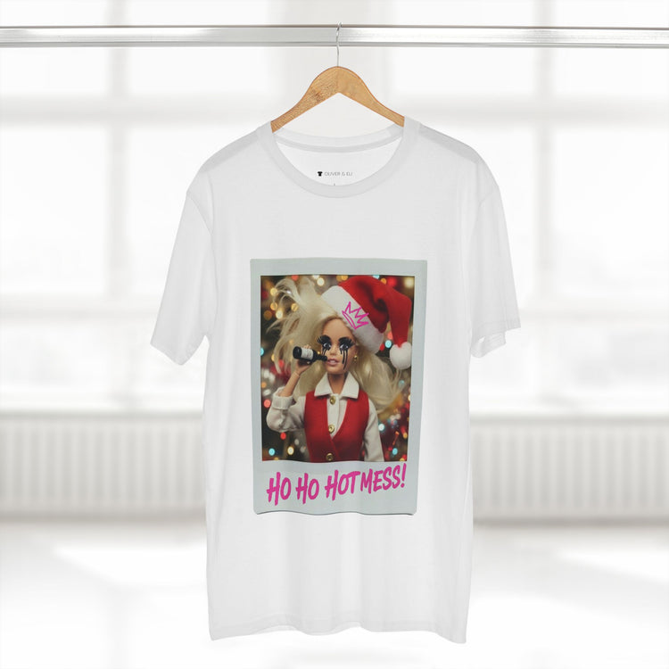 Oliver & Eli’s Sleigh Season collection — premium cotton Christmas t-shirt with graffiti print and festive design.