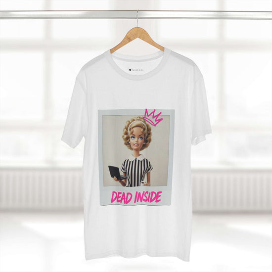 Dead Inside Tee -  Bold Pop Art Polaroid Doll T-shirt by Oliver & Eli