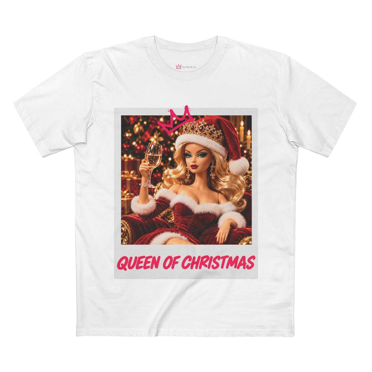 Queen of Christmas Graphic Tee |  Festive Statement T-Shirt