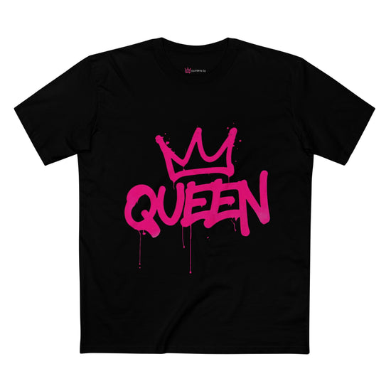 QUEEN グラフィックTシャツ Queen Crown Graphic T-Shirt & Statement Tee | Oliver & Eli
