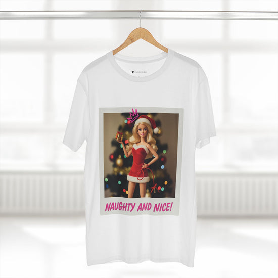 Oliver & Eli’s Sleigh Season collection — premium cotton Christmas t-shirt with graffiti print and festive design.