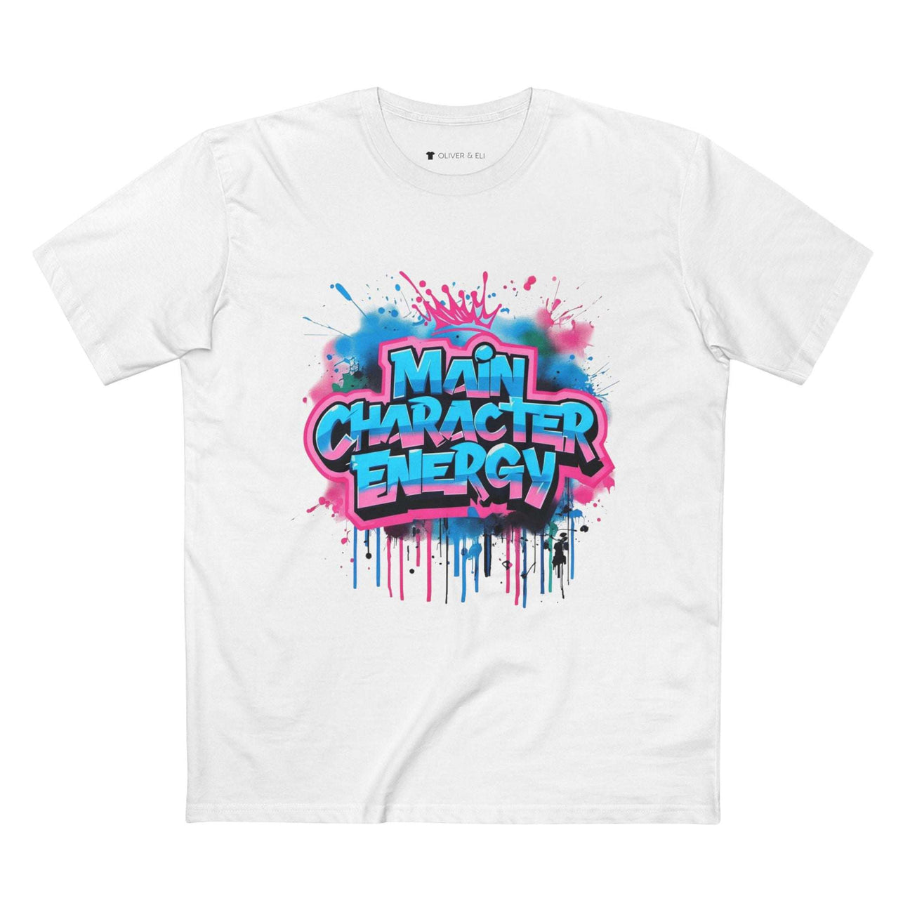 Main Character Tee - Bold Motivational Street Art T-Shirt by Oliver & Eli