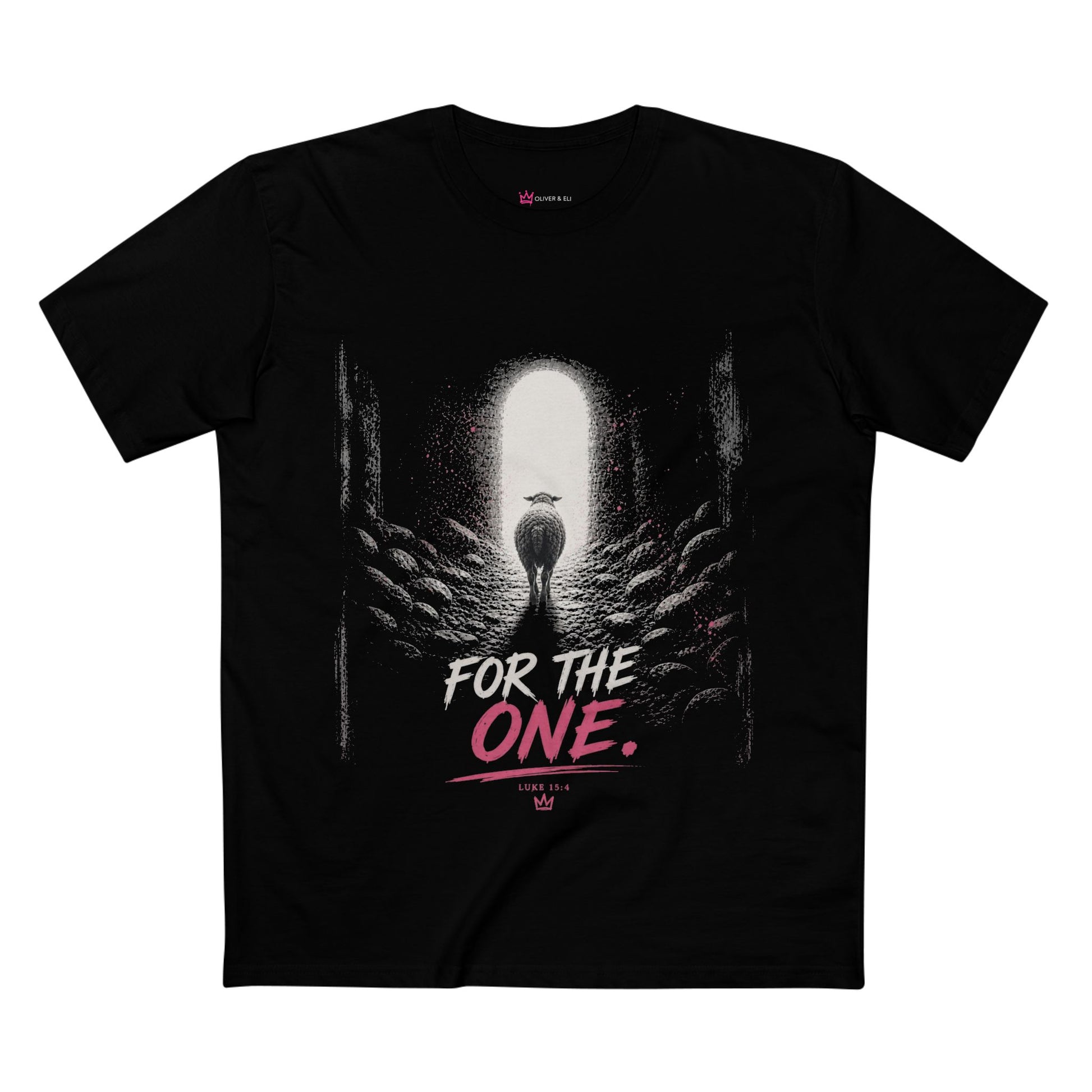Christian faith graphic t-shirt with bold print