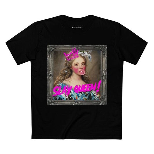 Slay Queen! Tee -  Empowering Vintage Bold Street Art T-Shirt by Oliver & Eli