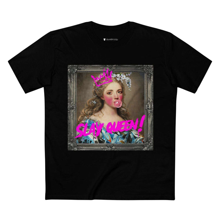 Slay Queen! Tee -  Empowering Vintage Bold Street Art T-Shirt by Oliver & Eli