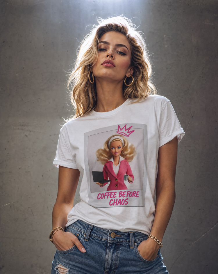 Coffee Before Chaos Tee