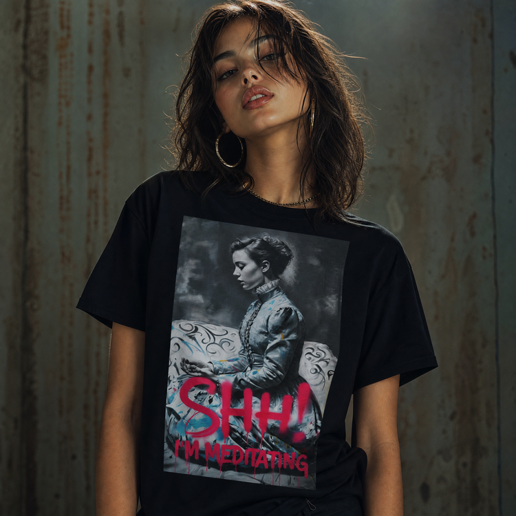 SHH! I'm Meditating Tee