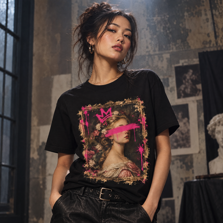 Queen of Disguise Graphic Tee |  Vintage Art T-Shirt