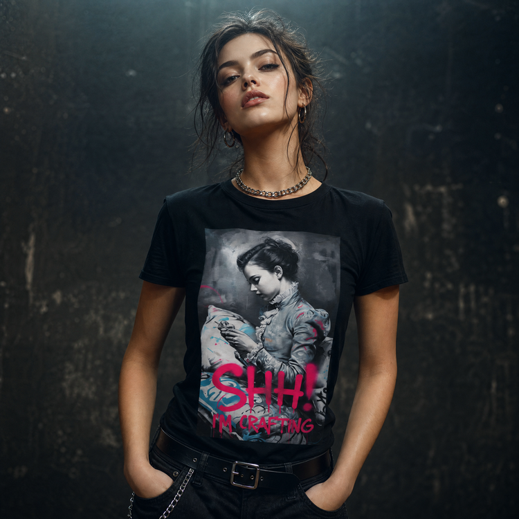 SHH! I'm Crafting Tee