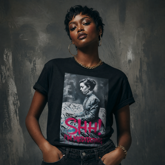 SHH! I'm Meditating Tee