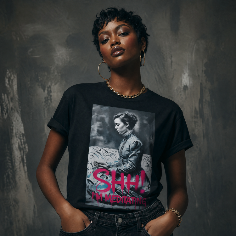 SHH! I'm Meditating Tee
