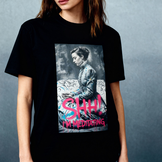 SHH! I'm Meditating Tee