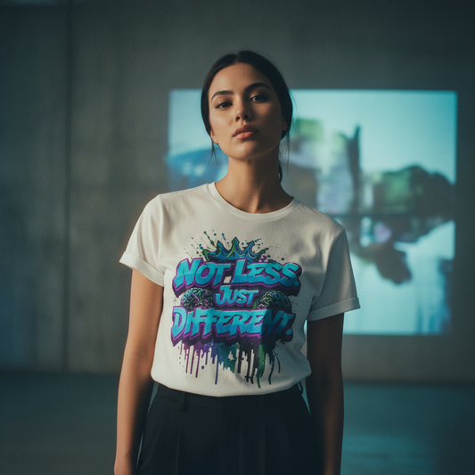 Not Less. Just Different. Tee